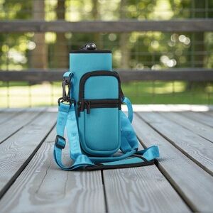 Water Bottle Carrier with Adjustable Strap